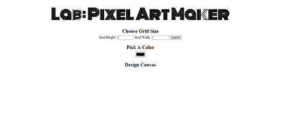 Pixel art maker screenshot